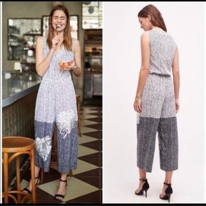 Stylish Gray and Black Jumpsuit